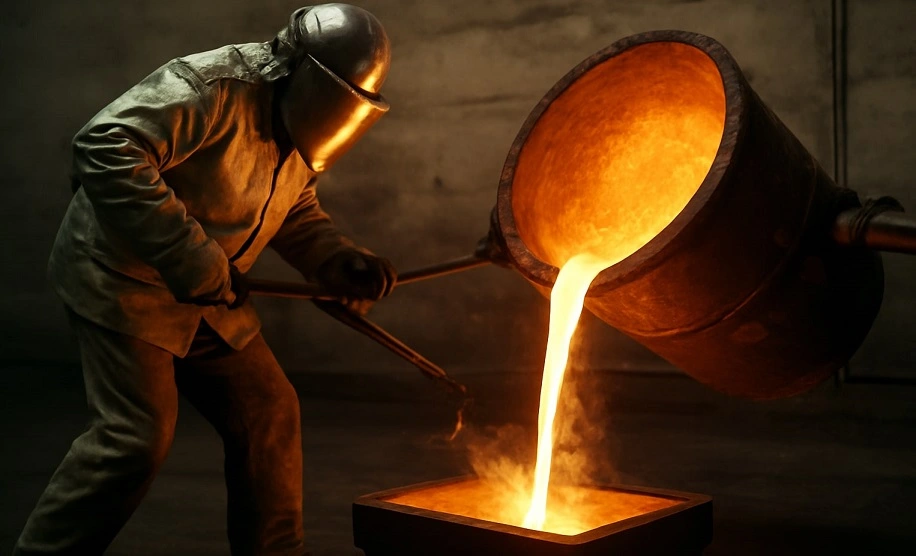 ریخته گری و عملیات حرارتی آلیاژ برنز